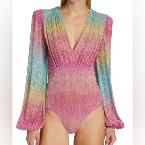 Patbo Prism Plunging Bodysuit Size S - Picture 3 of 6